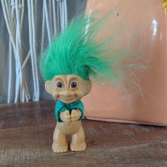 Vintage Russ Irish Shamrock Troll Doll Excellent Condition - Picture 1 of 4